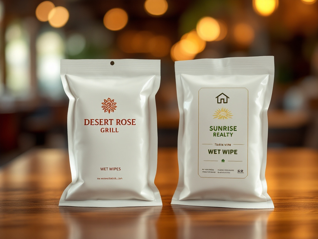 Front and back of a sponsored Fresh702 sachet